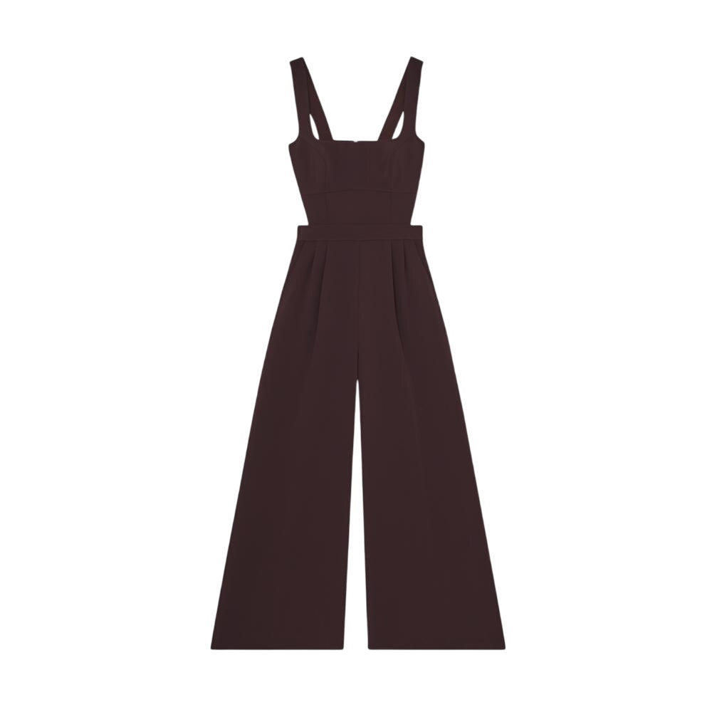 REISS Dion Wide-Leg Cut-Out Jumpsuit